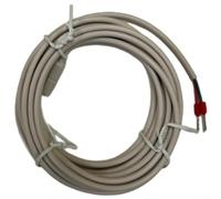 HomeVortex Fil de sonde de capteur de chauffage au sol, accessoire de thermostat thermoplastique en caoutchouc, pour chauffage au sol, pipeline, surveillance de l'ambiance, blanc