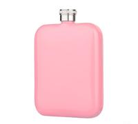 HomeVortex Flasque en acier inoxydable de 180 ml avec couvercle à visser anti-fuite pour whisky ou liqueur, format de poche compact pour homme, camping, randonnée ou événements sociaux, design