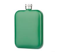 HomeVortex Flasque en acier inoxydable de 180 ml avec couvercle à visser anti-fuite pour whisky ou liqueur, format de poche compact pour homme, camping, randonnée ou événements sociaux, design