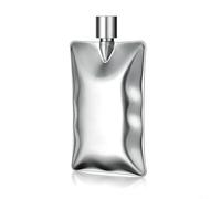 HomeVortex Flasque en acier inoxydable de 180 ml, bouteille de vin anti-fuite avec bouchon à vis, pour whisky, liqueur, accessoire de bar portable, pour homme, camping, voyage, randonnée (argent