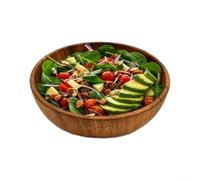 HomeVortex Grand Bol en pour bois d'Acacia de 9,4 Pouces