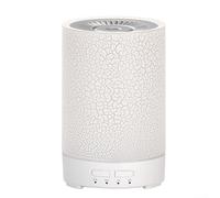 HomeVortex Humidificateur d'air de bureau parfumé USB en grain de bois pour chambre à coucher, bureau et salle de yoga (blanc)