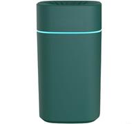 HomeVortex Humidificateur USB pour la maison, le bureau, la chambre à coucher, brumisateur de bureau ultra silencieux < 36 dB avec veilleuse, 2 modes, atomiseur fin, blanc (vert)