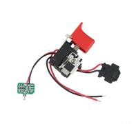 HomeVortex Interrupteur de déclenchement pour perceuse électrique manuelle, bouton de commande avec lumière lumineuse, pièce de rechange compatible avec le modèle DCJZ1601, pour une installation