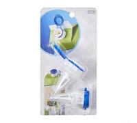 HomeVortex Inverseur de boisson en boîte avec couvercle, joint anti-déversement pour lait et boissons, bec verseur allongé, outil de cuisine en plastique, 6 x 2,2 cm