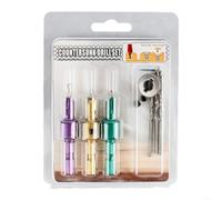 HomeVortex Kit de 2 pilotes de tige de terre en acier forgé, pour système SDS Plus, tige de terre à poignée carrée, compatible avec perceuses à percussion, gris, 35 mm de diamètre, 85 mm, 150 mm de