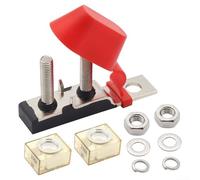 HomeVortex Kit de bloc de fusibles M8 30 A-300 A 58 V étanche ABS + boîte de distribution en cuivre, pour voiture, camping-car, bateau, protection de l'alimentation de la batterie (250 A)