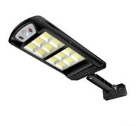 HomeVortex Lampadaire solaire d'extérieur avec détecteur de mouvement et télécommande, IP65 étanche à 12 côtés, lanterne COB pour jardin, allée, patio, éclairage de sécurité