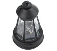 HomeVortex Lanterne solaire à suspendre - Lampe de jardin étanche avec capteur de lumière pour décoration de cour - Matériau PP + PS - Blanc chaud (B)