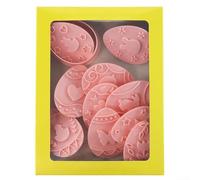 HomeVortex Lot de 10 emporte-pièces de Pâques de formes uniques en polypropylène robuste pour pâtisseries festives, friandises à faire soi-même pour les vacances, les anniversaires, les mariages