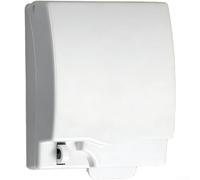 HomeVortex Lot de 2 boîtes de prises de type 86 verrouillables et étanches, plaque murale électrique IP55 avec couvercle transparent pour salle de bain extérieure, boîtier de protection blanc pour