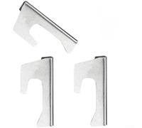 HomeVortex Lot de 3 entretoises de grille de barbecue en acier inoxydable, pour seau à feu, bouilloire et plancha, support de flux d'air de 5 cm, compatible avec les modèles compacts Weber, résistant