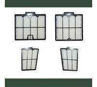 HomeVortex Lot de 4 cartouches filtrantes de piscine, élément de purification, pour systèmes standard, pièces de rechange en plastique anti-poussière pour une installation facile