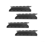 HomeVortex Lot de 4 plaques chauffantes en émail 96221, déflecteur et séparateur pour barbecue Kenmore 146.10016510/146.16132110/146.23673310, Charbroil 640-01303702-3, accessoires de barbecue Pro