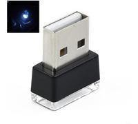 HomeVortex Mini lumière d'ambiance LED USB pour intérieur de voiture, lampe décorative flexible, avec abat-jour doux, pour tableau de bord, porte de console, 5 V, blanc, rouge, violet, jaune, vert