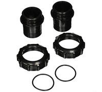 HomeVortex Nettoyeur haute pression, pour tuyau d'arrosage, très résistant pour buse hydraulique, corps en alliage d'aluminium avec connexion rapide, outil de nettoyage argenté