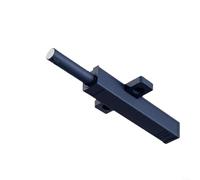 HomeVortex Ouvre-porte magnétique push-to-open avec loquet à ressort 48N, pour armoires sans poignée, armoires et camping-cars, mécanisme de rebond en alliage d'aluminium, noir (bleu)