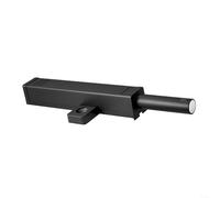 HomeVortex Ouvre-porte magnétique push-to-open avec loquet à ressort 48N, pour armoires sans poignée, armoires et camping-cars, mécanisme de rebond en alliage d'aluminium, noir (noir)