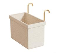 HomeVortex Panier à linge pliable, avec crochets, panier de rangement pliable en tissu, pour porte arrière ou tringle de placard, poubelle à vêtements suspendue, pour chambre à coucher, salle de bain