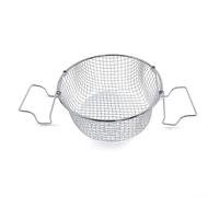 HomeVortex Panier Friture Acier Inoxydable 24cm Égouttoir Huile | Acier inoxydable pour robuste, maille fine, égouttage rapide huile/eau, pour idéal frites croustillantes, diamètre 24cm