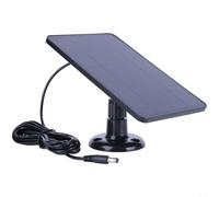 HomeVortex Panneau solaire 4 W pour système de sécurité de caméra de porte, chargeur en silicone monocristallin de qualité A avec sortie 5 V CC/Type-C, compact 17 x 11,5 cm avec extension (A)