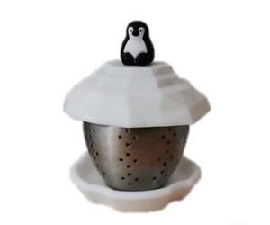 HomeVortex Passoire à thé, infuseur en maille d'acier inoxydable, joli filtre pour théière et tasse, infuseur à thé en vrac avec poignée, gadget de cuisine, argent