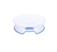 HomeVortex Plateau tournant à gâteau de grand diamètre, 30,3 cm, support rotatif antidérapant avec mécanisme de verrouillage pour un glaçage facile, outil de cuisson en plastique léger pour une