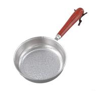 HomeVortex Poêle Friteuse 12cm Compatible Induction(12cm) | Acier 304 pour robuste, fond plat induction, nettoyage pour facile, 12cm compact, motif flocon unique