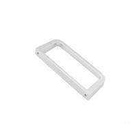 HomeVortex Poignée d'armoire en alliage de zinc, bouton de tirage blanc mat solide pour porte de placard de cuisine, matériel moderne robuste avec finition polie fine, pour une installation facile