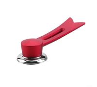 HomeVortex Poignées latérales de rechange en bakélite - Poignée d'ustensiles de cuisine pour poêles - Résistance aux hautes températures facile à installer 15,3 x 4,2 cm (rouge)