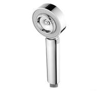 HomeVortex Pomme de douche double face, pulvérisateur de salle de bain en ABS haute pression, avec 3 modes, pour spa et économie d'eau, buse amovible de 1,27 cm, argent