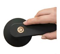HomeVortex Rasoir électrique anti-peluches rechargeable pour vêtements, avec système à 3 lames et 1200 mAh, tondeuse portable pour pulls, noir