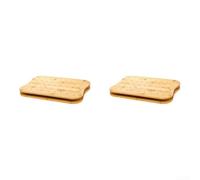 HomeVortex Support de barbecue perforé en bois résistant à la chaleur 29,2 | Planche de cuisson extérieure camping pique-nique pour grillades durables et résistantes à la chaleur pour viande et légumes