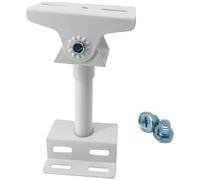 HomeVortex Support réglable pour panneau solaire rotatif à 360 degrés Q235 en acier, pour caméra de surveillance Hikvision, télescopique, blanc, 145-190 mm (vis cruciforme)