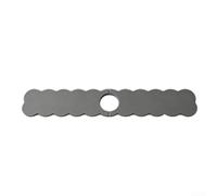HomeVortex Tapis de robinet en terre de diatomée 60 x 10 cm antidérapant à | Tapis absorbant pour évier de cuisine, comptoir de salle de bain, eau callopée de nuage pour piège, gris foncé