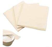 HomeVortex Tissu à fromage ourlé de qualité supérieure pour filtrer le yaourt - Tissu filtrant réutilisable en coton non blanchi 45 x 77 cm (P)