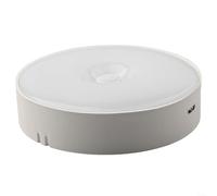 HomeVortex Veilleuse tactile LED rechargeable, avec batterie 500 mAh, lampe portable magnétique, pour chambre à coucher, lampe de lecture à intensité variable, pour camping, blanc (tricolore)