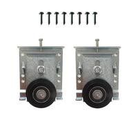 HOMEWELL - Sachet de deux roues basses pour placard coulissant
