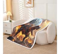 Homewish Couverture Canapé 75x100cm Dinosaure 3D