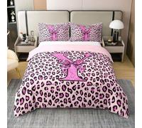 Homewish Housse de Couette 140x200 Enfant Coton Lettre Initiale Y