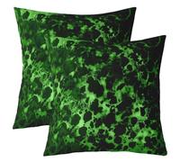 Homewish Lot de 2 Decorative Housse de Coussin 55x55 Écaille de Tortue