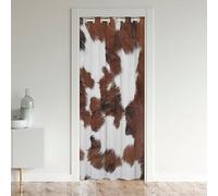 Homewish Rideau Occultant Imprimé Vache Brune 150x203 cm, À Motifs d'Animaux Sauvages d'Afrique pour Adultes Femmes, Motifs de Vaches des Highlands pour Porte et Placard