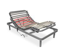 Homey - Lit électrique articulé Flexipro avec 5 Plans et Structure renforcée, Ergonomique, fiable et Silencieux, Moteur Allemand, 90 x 190 cm