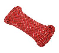 Homgoday Corde de Bateau Rouge 4 mm 50 m Polypropylène Corde en Polypropylène Flotte idéale pour Navigation, Gréement, comme Amarre