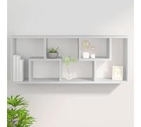 Homgoday Étagère murale blanche, armoire de bibliothèque vitrine, bibliothèque économiseuse d'espace bibliothèque, étagères murales, étagères murales, étagère murale, étagère murale, 36 x 16 x 90 cm