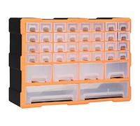 Homgoday Organisateur de tiroirs à 40 tiroirs - Boîte de rangement pour petites pièces - 52 x 16 x 37,5 cm