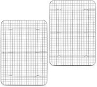 Homikit Acier inoxydable Grille de refroidissement Set grand 42x29,3cm 2 pièces