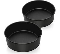 Homikit Moule à gâteaux en acier inoxydable 20cm Set de moules à gâteaux avec revêtement antiadhésif