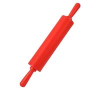 Hominas Rouleau a Patisserie 12 Pouces, Rolling Pin Silice Laminoir Patisserie Antiadhésif pour La Cuisson De Pizzas Pate Gateau und Pâtes, Rouge
