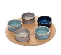 HOMLA RAMBLA Set de saladiers à fond rond 24,5x4 cm